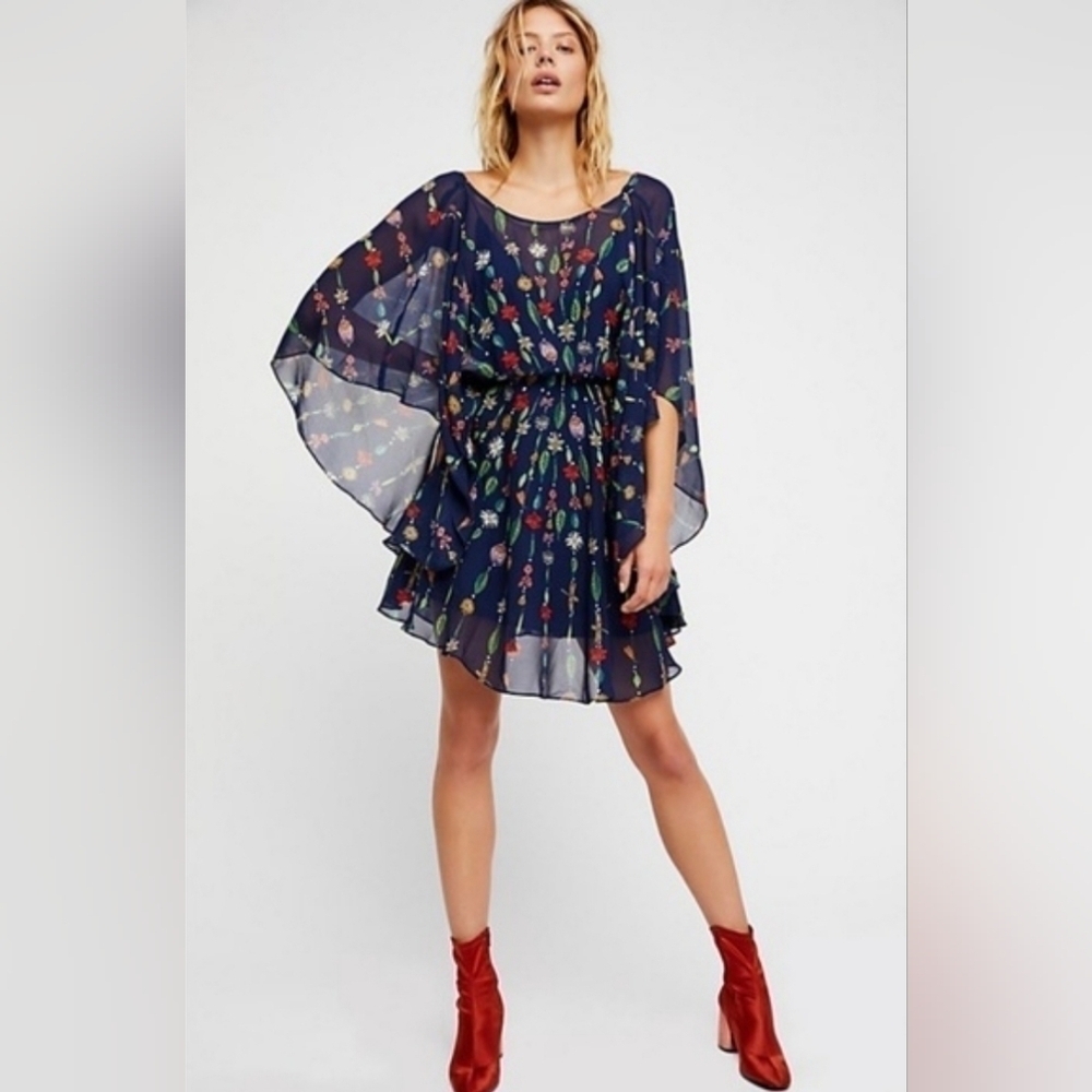 Free People Stand Inside Your Love Mini Dress